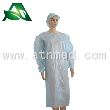 AT-MN 016 disposable-gown-blue