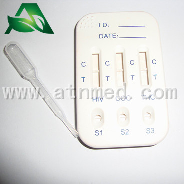 AT-DT 020 Drug test cassette  3 in 1