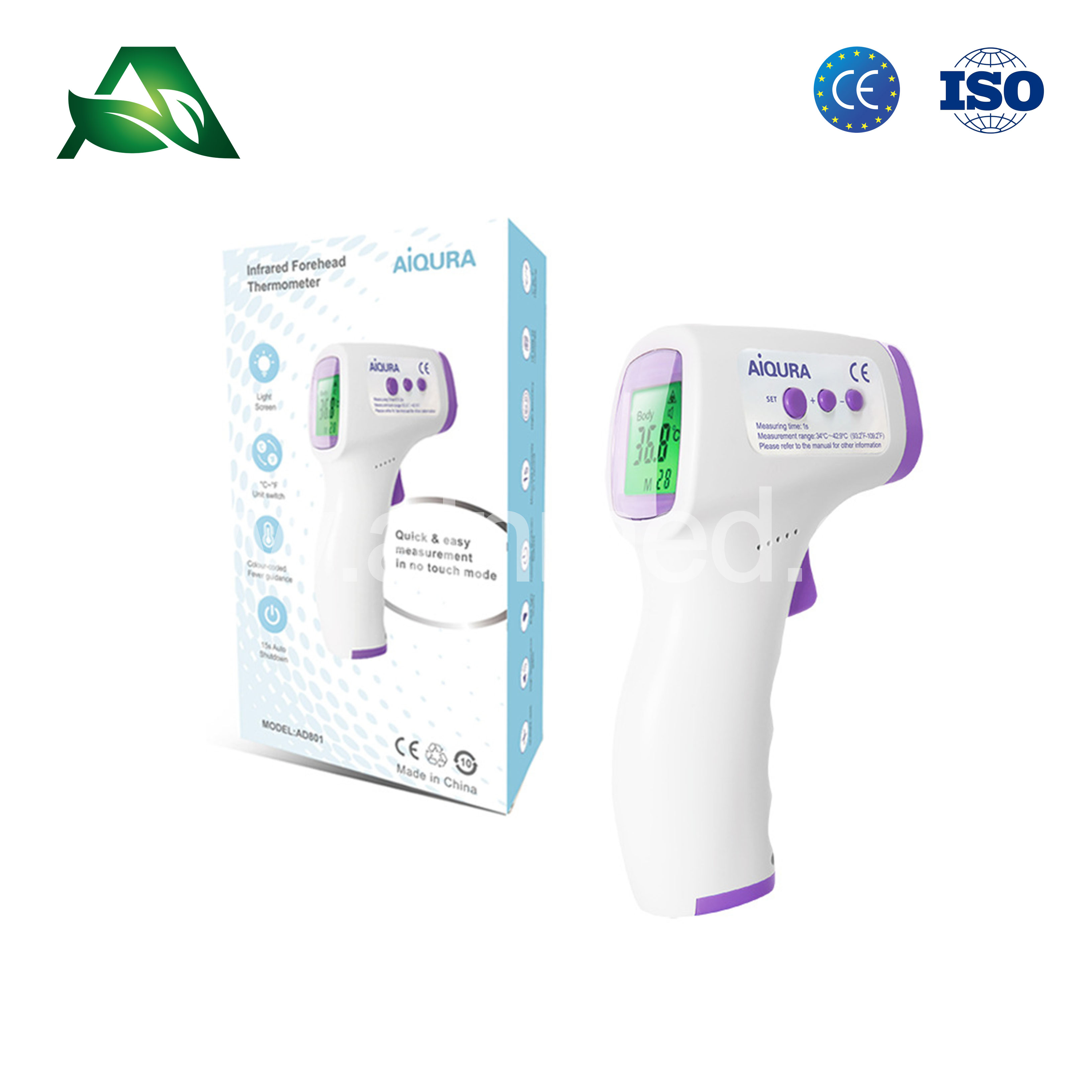 AT-MA  AD801  Infrared Thermometer