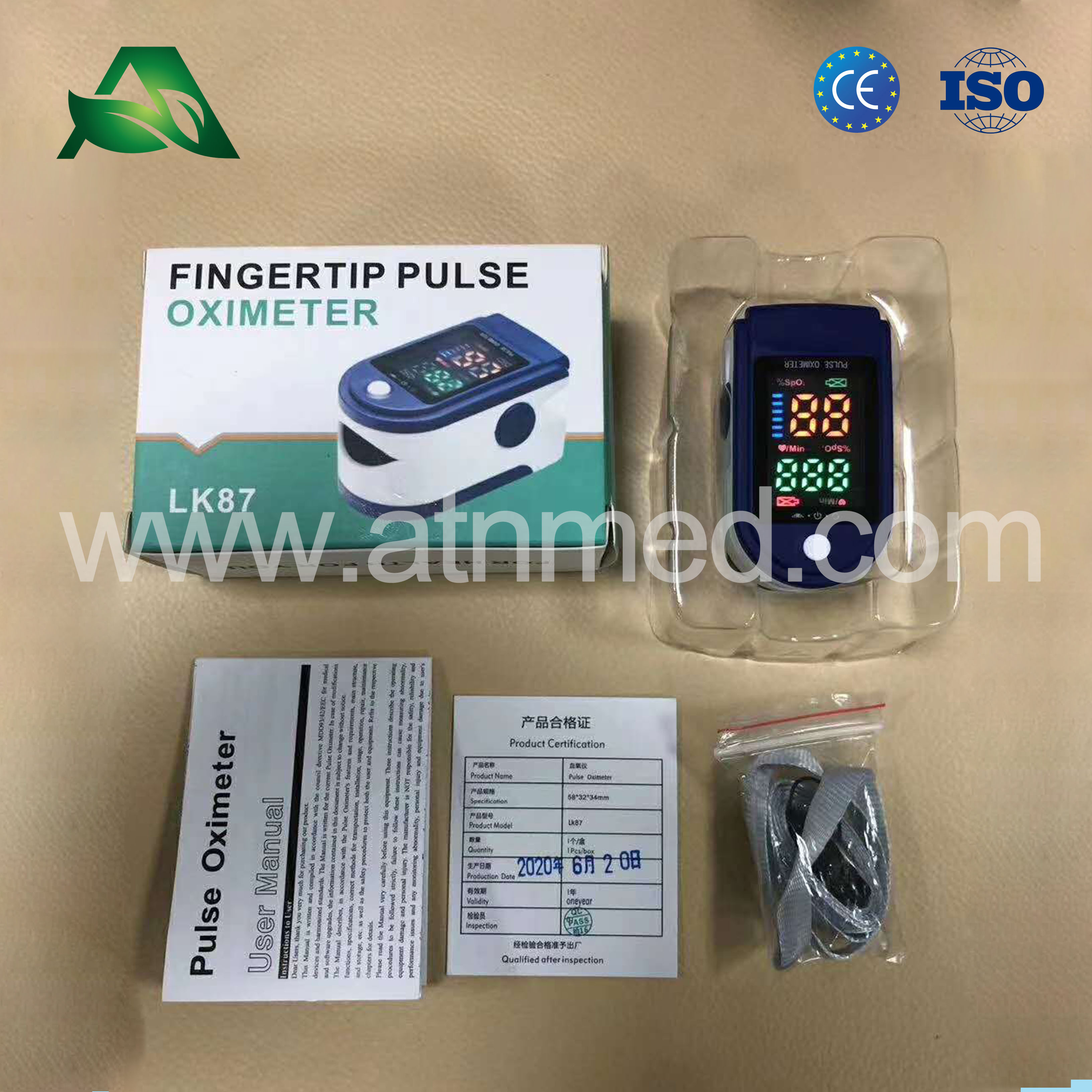 LK-87 Pulse Oximeter 